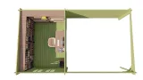 Miniatuur van Poolhouse Blokhut 'Anton' - 7 x 4 m