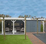 Miniatuur van Poolhouse 'Durango' - Vuren - 7,2 x 3 m