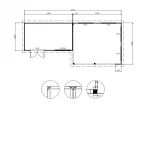 Miniatuur van Poolhouse 'Karpathos' - Vuren - 8,4 x 3,6 m