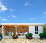 Miniatuur van Poolhouse 'Playa Blanca' - Vuren - 7,2 x 3 m