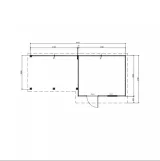 Miniatuur van Poolhouse 'Royal Creek' - Vuren - 8,4 x 3,6 m