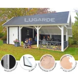 Miniatuur van Poolhouse 'Sunny Hills' - Vuren - 6,2 x 3,3 m