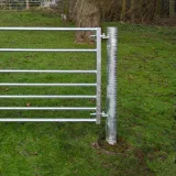Miniatuur van Poortpaal metaal - voor metalen weidepoort