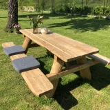Miniatuur van Picknickbank Boomstam - Robinia