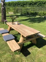 Miniatuur van Picknickbank Boomstam - Robinia