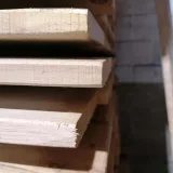 Miniatuur van Robinia plank - 2,5 cm dik - geschuurd