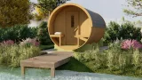 Miniatuur van Thermowood Saunabarrel - dia. 2,05 x 4 m