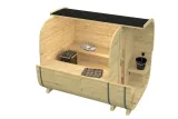 Miniatuur van Vuren Sauna Cube - 2,19 x 2,86 m