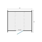 Miniatuur van Thermowood Saunabarrel - dia 2,05 x 1,6 m