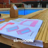 Miniatuur van Simpool 7 Bar - Houten ombouw met zwembad