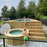 Miniatuur van Simtub 4 - Houten omkadering met hottub