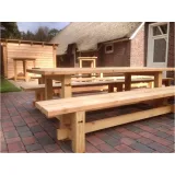 Miniatuur van Tafel met zitbank - Douglas