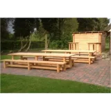 Miniatuur van Tafel met zitbank - Douglas
