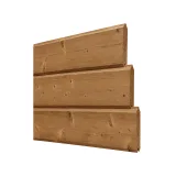 Miniatuur van Tuinwand Thermowood - Effen verticaal 2 cm