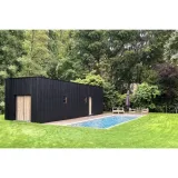 Miniatuur van Thermowood Z-profiel - geborsteld - zwart