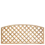 Miniatuur van Trellis scherm diagonaal met boog - Grenen