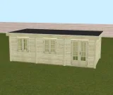 Miniatuur van Tuinhuis 'Josse' - Vuren - 7,2 x 3,5 m