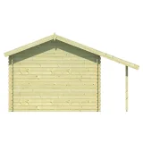 Miniatuur van Tuinhuis met overkapping 'Lars' - Vuren - 3 x 2,6 m