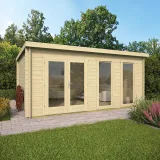Miniatuur van Tuinkantoor 'Annabel' - Vuren - 5 x 4 m