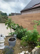 Miniatuur van Tuinwand Thermo Ayous - Effen horizontaal