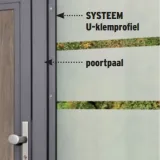 Miniatuur van U-klemprofiel voor Aluminium & glas
