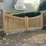 Miniatuur van Draaipoort 'Denia' -  Iroko/Padouk