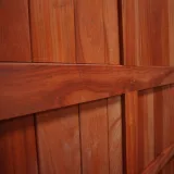 Miniatuur van Draaipoort 'Santa Cruz' - Iroko/Padouk