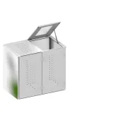 Miniatuur van Vuilnisbakberging - inox
