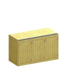 Miniatuur van Vuilnisbakberging - geïmpregneerd