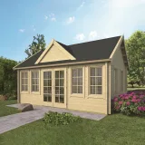 Miniatuur van Blokhut 'Clockhouse Trevor' - Vuren - 5,5 x 4 m