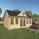 Miniatuur van Blokhut 'Clockhouse' - Vuren - 5,5 x 4 m