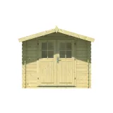 Miniatuur van Vuren blokhut 'Gitte' - 2,6 x 2,6 m