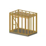 Miniatuur van Vuren tuinhuis gebinte - 3 x 2 m