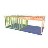 Miniatuur van Gebinte met overkapping - 4 meter diep