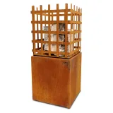Miniatuur van Vuurkorf op block - 120 cm hoog