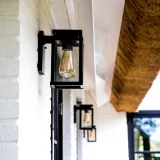 Miniatuur van Wandverlichting Jersey - Zwart