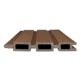 Miniatuur van Composiet Plankenscherm 'Modern Triple L' - Teak