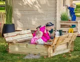 Miniatuur van Zandbak Bankdeksel - Geïmpregneerd