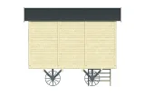 Miniatuur van Zigeunerwagen 'Joey' - Vuren -  2,4 x 3,6 m