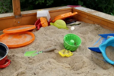 Een zandbak maken in 3 eenvoudige stappen
