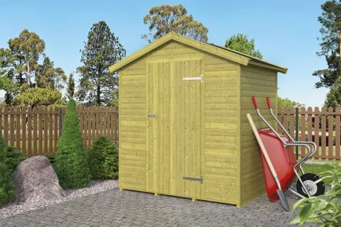 Zelf een tuinhuis bouwen? Een fluitje van een cent!