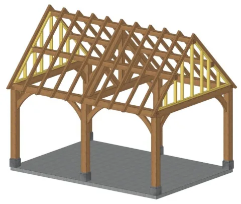 Houten constructie in eik, lariks of vurenspar? De verschillen!