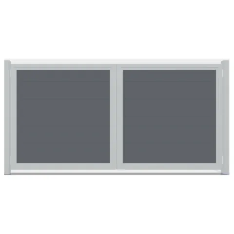Automatische aluminium poort - 'Alu Classic'