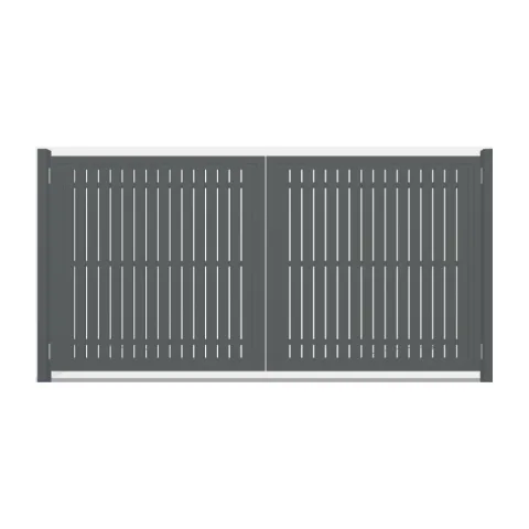 Automatische aluminium poort - 'Squadra'