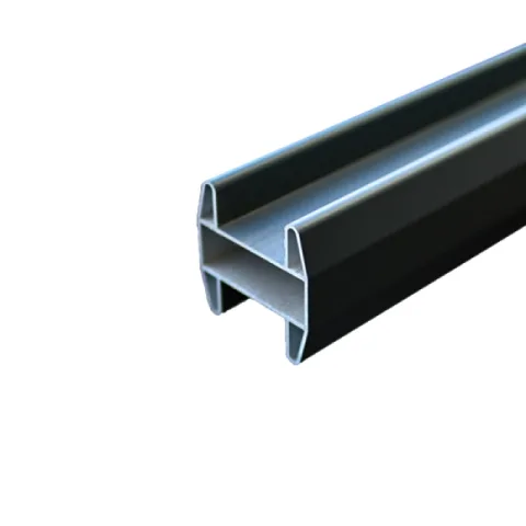 Aluminium Gleufpaal 'Aluflex' - Antraciet