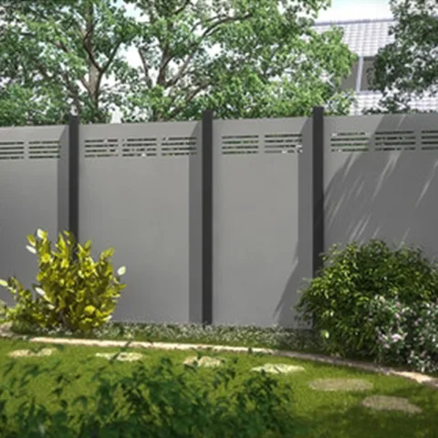 Aluminium Tuinscherm - Titaangrijs