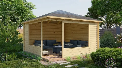 Blokhutprieel 'Marit' - Vuren - 4 x 4 m