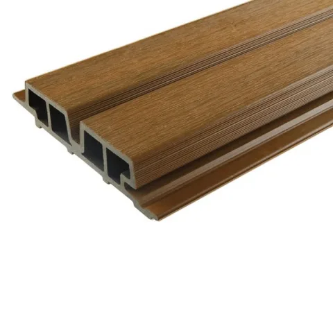 Composiet dubbel blokprofiel - Teak