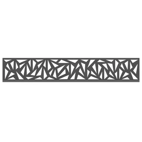 Decorprofiel 'Trigon' - Metaal