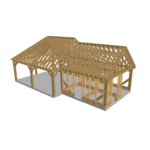 Eiken Gebinte 'Annecy' - 10,75 x 7 m